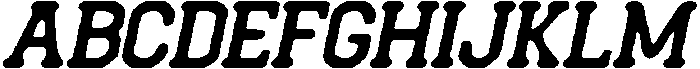 CS Bolande Drawn Italic otf (400) Font UPPERCASE