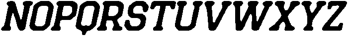 CS Bolande Drawn Italic otf (400) Font UPPERCASE
