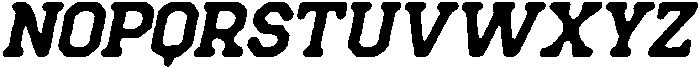 CS Bolande Drawn Italic otf (400) Font LOWERCASE