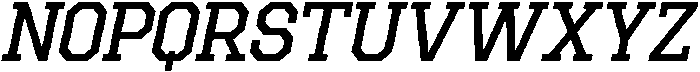 CS Bolande Italic otf (400) Font UPPERCASE