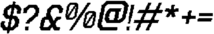 CS Bolande Pixel Regular otf (400) Font OTHER CHARS