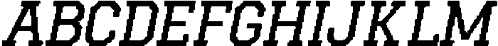 CS Bolande Pixel Regular otf (400) Font UPPERCASE