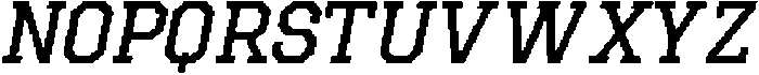 CS Bolande Pixel Regular otf (400) Font UPPERCASE