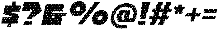 CS Boldier Disco Italic otf (700) Font OTHER CHARS