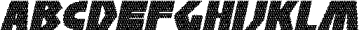 CS Boldier Disco Italic otf (700) Font UPPERCASE
