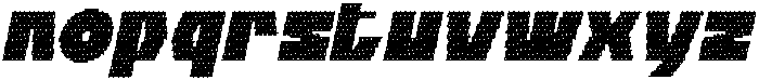 CS Boldier Disco Italic otf (700) Font LOWERCASE