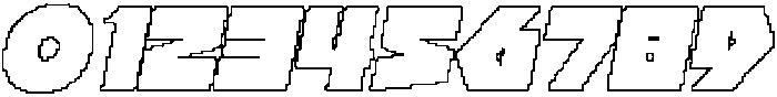 CS Boldier Pixel Outline otf (700) Font OTHER CHARS