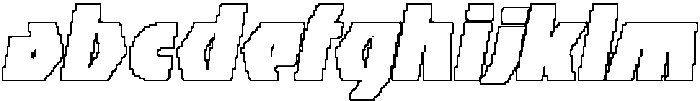CS Boldier Pixel Outline otf (700) FONT