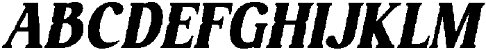 CS Bolt Italic otf (400) Font UPPERCASE