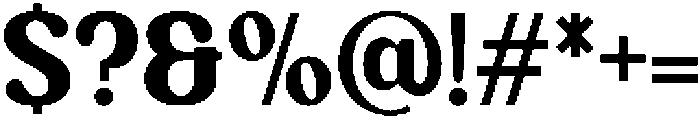CS Bolt Regular otf (400) Font OTHER CHARS