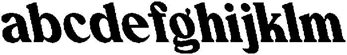 CS Bolt Reverse Italic otf (400) Font LOWERCASE
