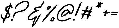 CS Bonjour Drawn Italic otf (400) Font OTHER CHARS