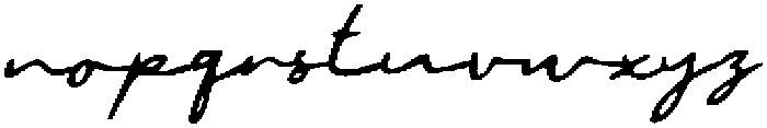 CS Bonjour Drawn Italic otf (400) Font LOWERCASE