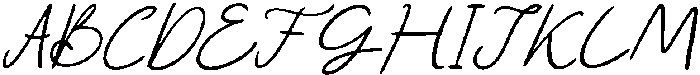 CS Bonjour Italic otf (400) Font UPPERCASE