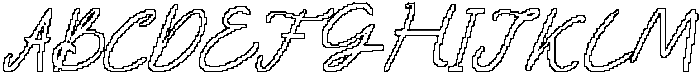 CS Bonjour Pixel Outline otf (400) Font