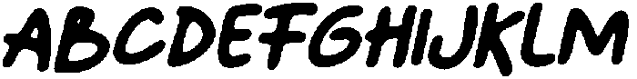 CS Bonkey Drawn Italic otf (400) Font UPPERCASE