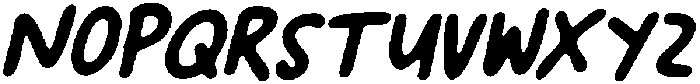 CS Bonkey Drawn Italic otf (400) Font UPPERCASE