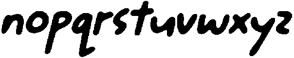 CS Bonkey Drawn Italic otf (400) Font LOWERCASE