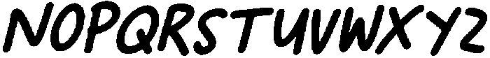 CS Bonkey Italic otf (400) Font UPPERCASE