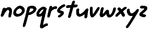 CS Bonkey Italic otf (400) Font LOWERCASE