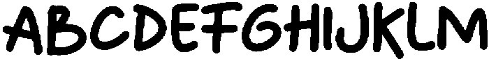 CS Bonkey Regular otf (400) Font UPPERCASE