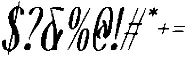 CS Borden Drawn Italic otf (400) Font OTHER CHARS