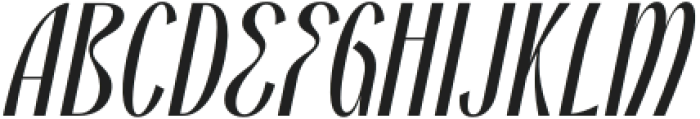 CS Borden Italic otf (400) Font UPPERCASE