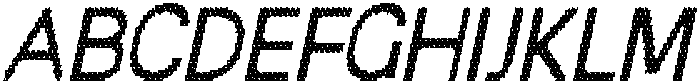 CS Boreal Disco Italic otf (400) Font UPPERCASE