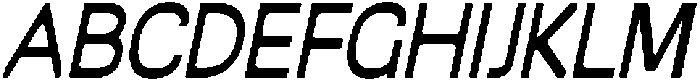 CS Boreal Italic otf (400) Font UPPERCASE