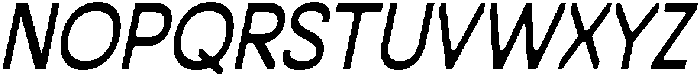 CS Boreal Italic otf (400) Font UPPERCASE