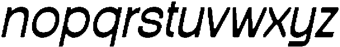 CS Boreal Italic otf (400) Font LOWERCASE