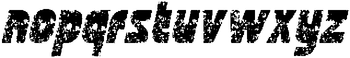 CS Boswell Stamp Italic otf (400) Font LOWERCASE