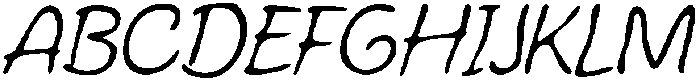 CS Bowie Drawn Italic otf (400) Font