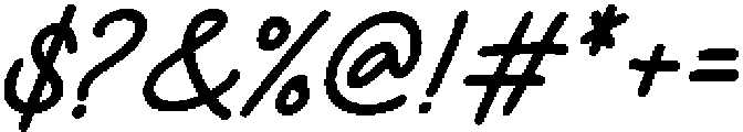 CS Boya Italic otf (400) Font OTHER CHARS