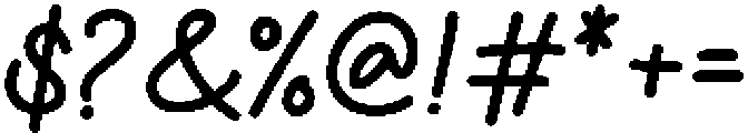 CS Boya Regular otf (400) Font OTHER CHARS