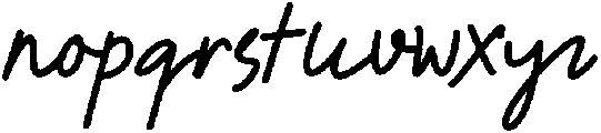 CS Boya Regular otf (400) Font LOWERCASE