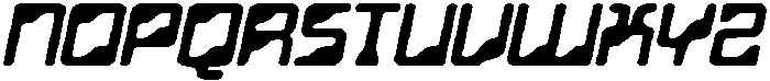 CS Boyka Drawn Italic otf (400) Font UPPERCASE