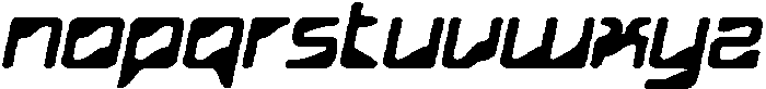 CS Boyka Drawn Italic otf (400) Font LOWERCASE
