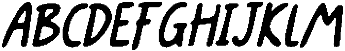 CS Boysen Drawn Italic otf (400) Font UPPERCASE