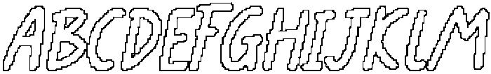 CS Boysen Pixel Outline otf (400) Font