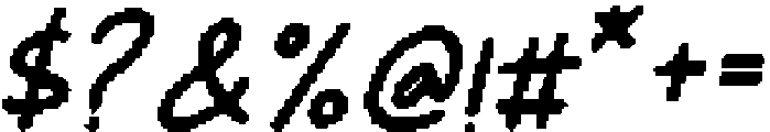 CS Boysen Pixel Regular otf (400) Font OTHER CHARS