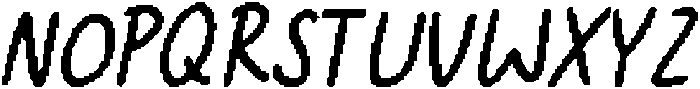 CS Boysen Pixel Regular otf (400) Font UPPERCASE