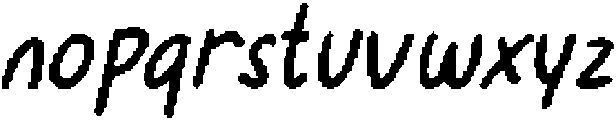 CS Boysen Pixel Regular otf (400) Font LOWERCASE