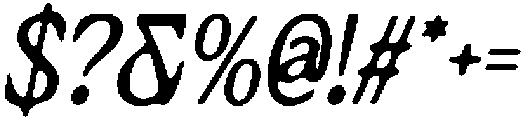 CS Bozhena Drawn Italic otf (400) Font OTHER CHARS