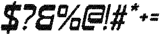 CS Brachial Disco Italic otf (400) Font OTHER CHARS