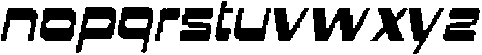 CS Brachial Pixel Regular otf (400) Font LOWERCASE
