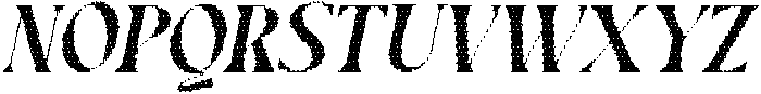 CS Brandis Disco Italic otf (400) Font UPPERCASE