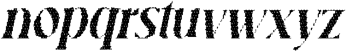 CS Brandis Disco Italic otf (400) Font LOWERCASE