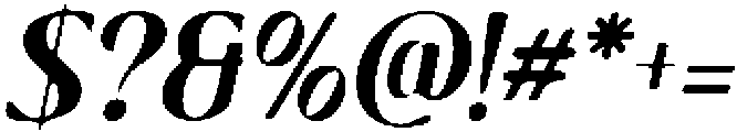 CS Brandis Drawn Italic otf (400) Font OTHER CHARS