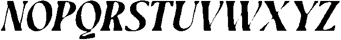 CS Brandis Drawn Italic otf (400) Font UPPERCASE